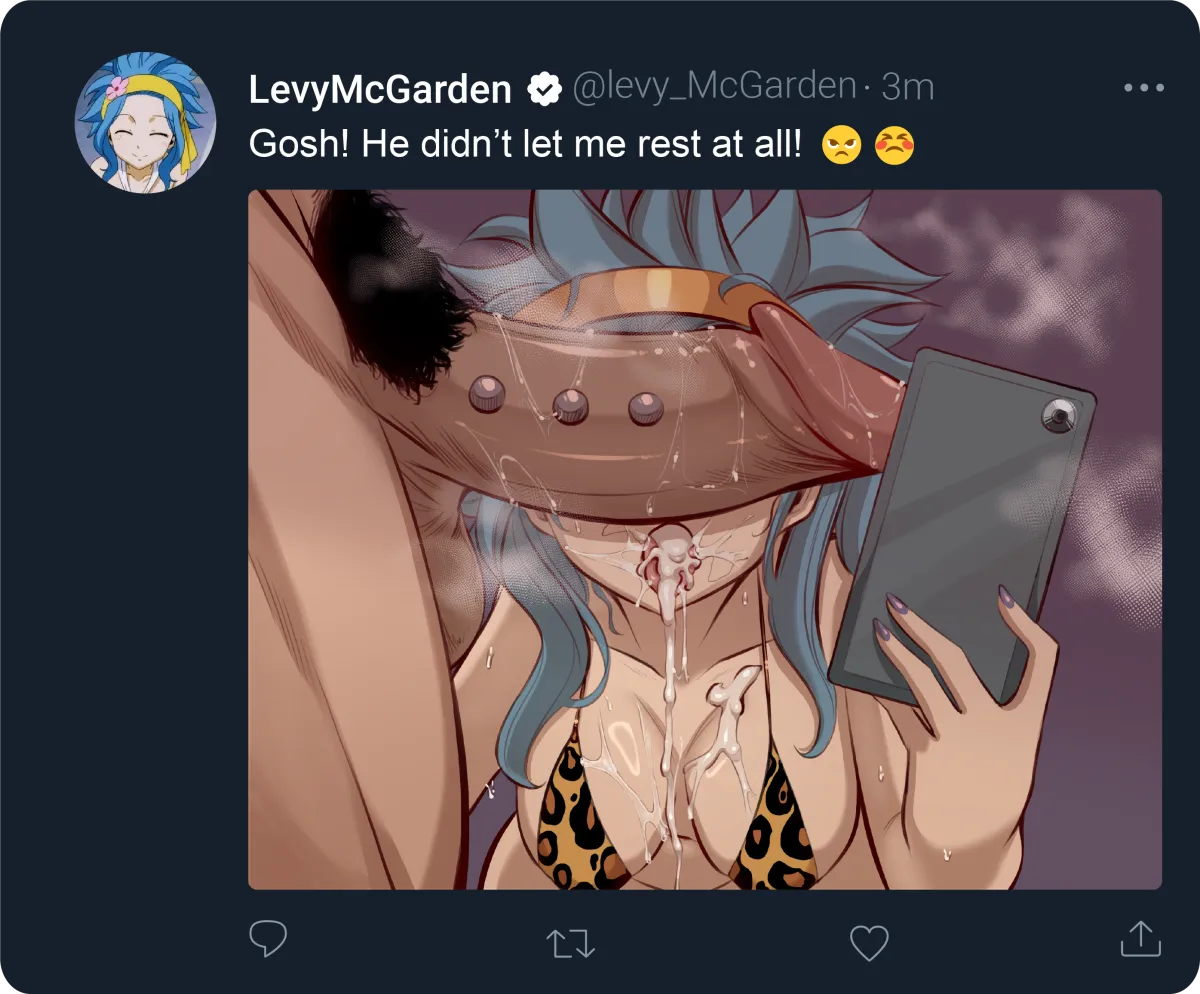 Gajeel Redfox, Levy Mcgarden by Joshdinobarney
