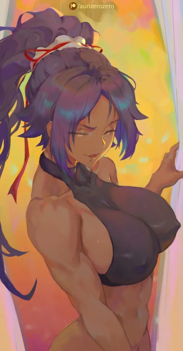 Shihouin Yoruichi by Aurizerozero