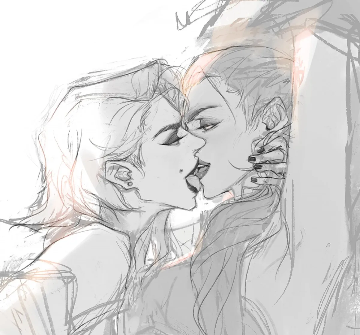 Widowmaker (Overwatch), Ashe (Overwatch) by Efferwescent