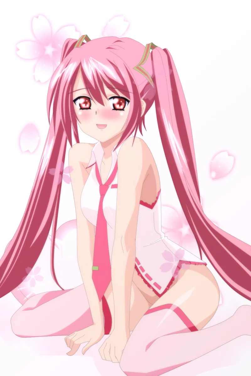 Hatsune Miku, Sakura Miku by Yusyakandenti