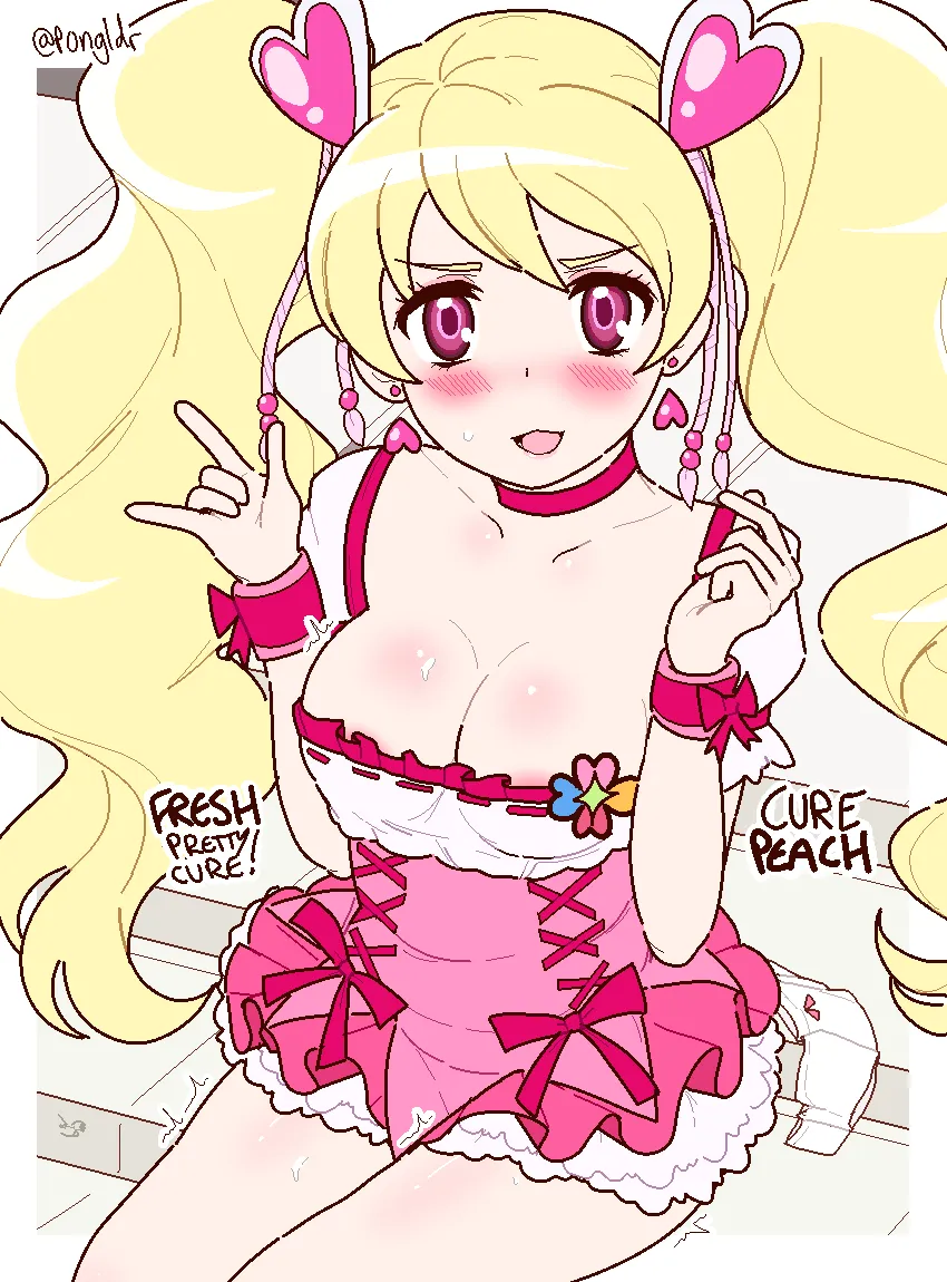 Momozono Love, Cure Peach by Pongldr