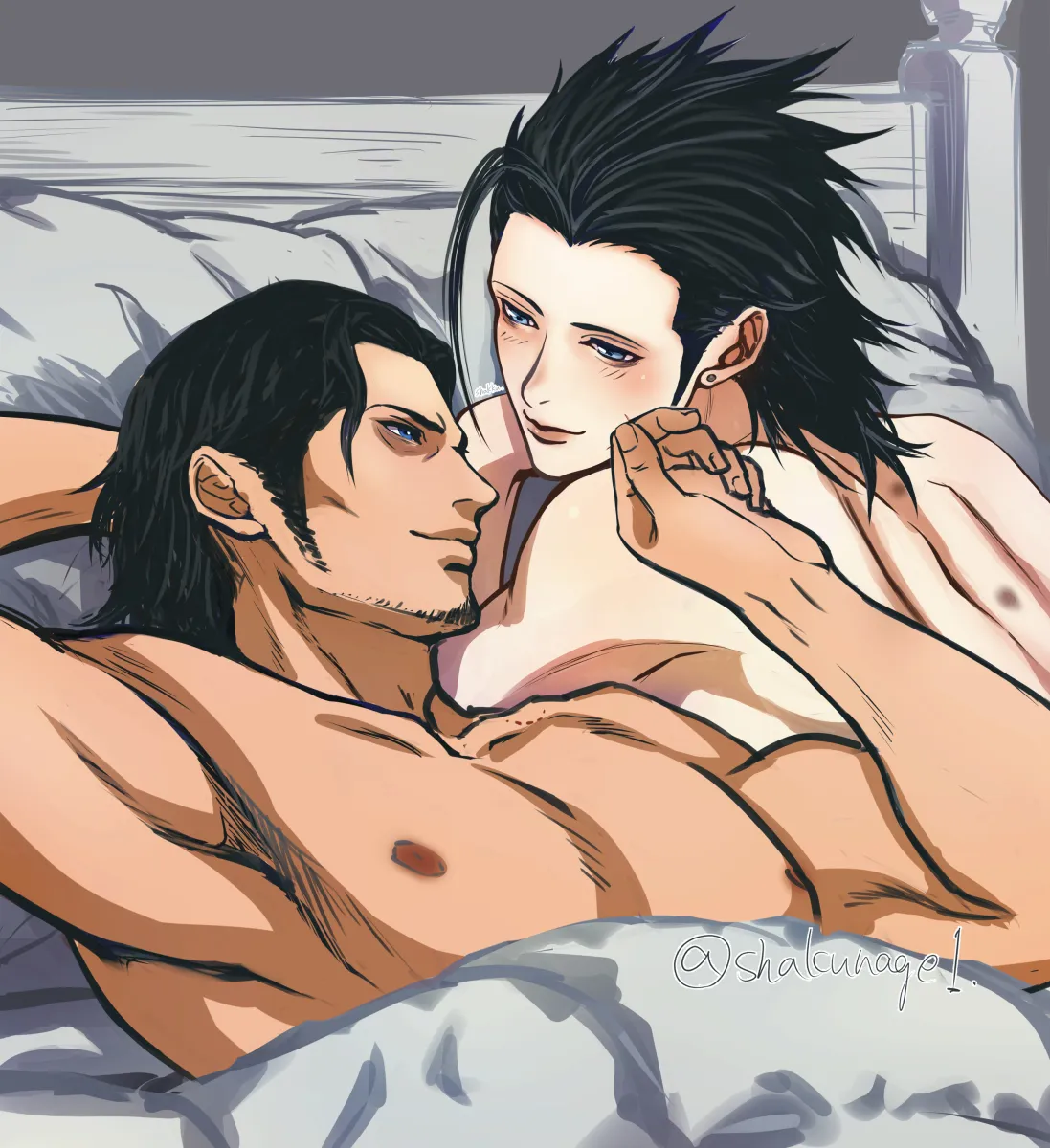 Zack Fair, Angeal Hewley by Shakunage1