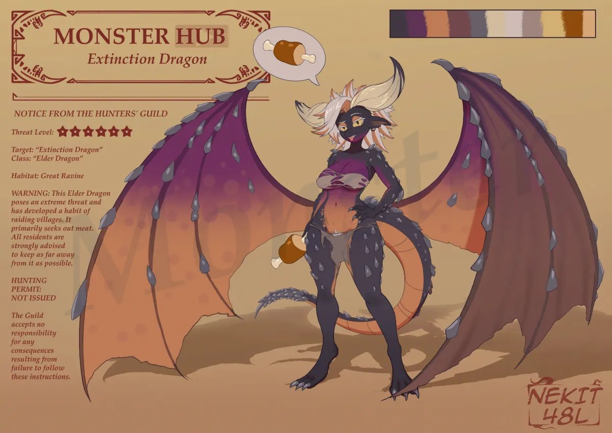 Monster Hunter (Character), Nergigante by Nekit48L