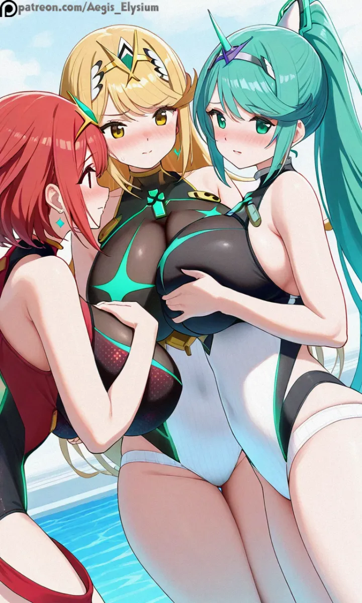 Pyra (Xenoblade), Mythra (Xenoblade) by Aegis Elysium