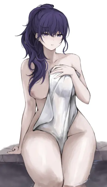 Hair Over One Breast