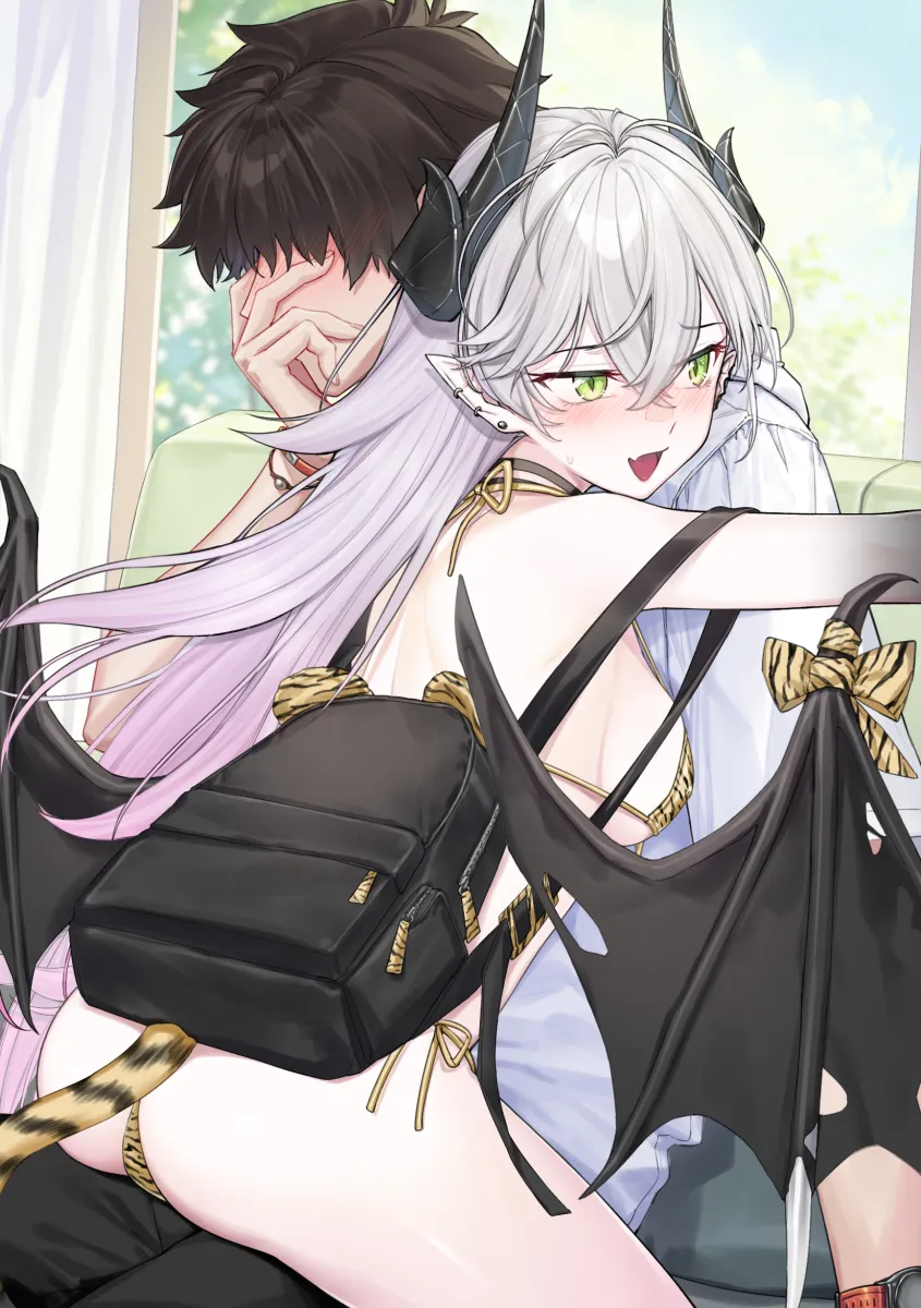 Fujimaru Ritsuka (Male), Lilith (Fate) by Coffeekite