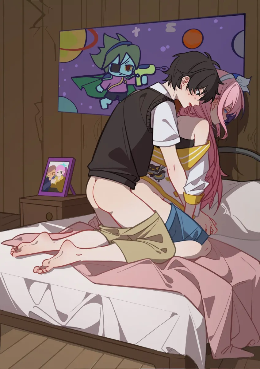 Sunny (Omori), Aubrey (Omori) by Ze Yi8473