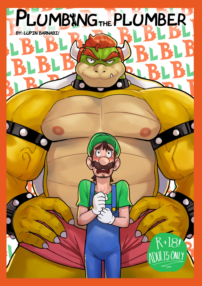 Luigi, Bowser by Lupin Barnabi