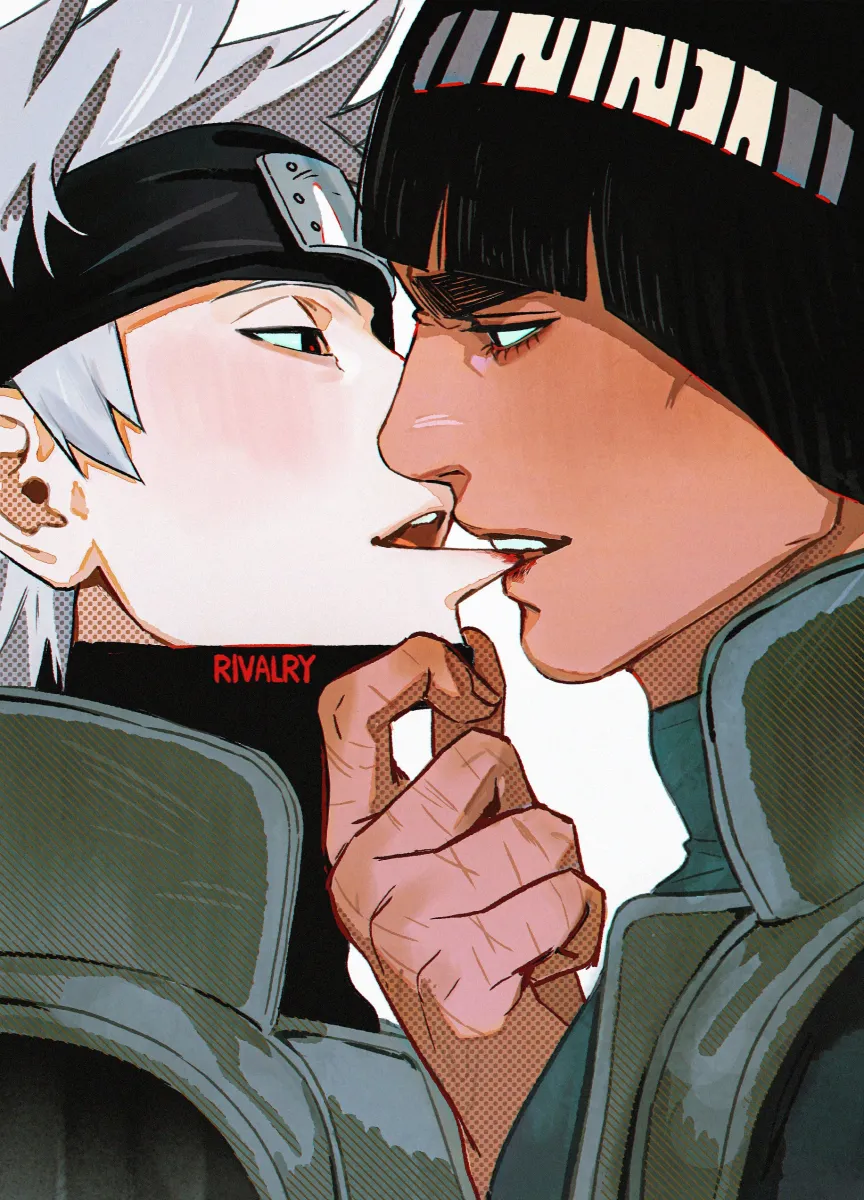Hatake Kakashi, Might Guy by M0 Mo Momo