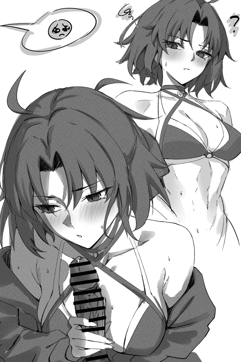 Ryougi Shiki, Ryougi Shiki (Swimsuit Mooncancer) (First Ascension) by Ei (Eiei E1)