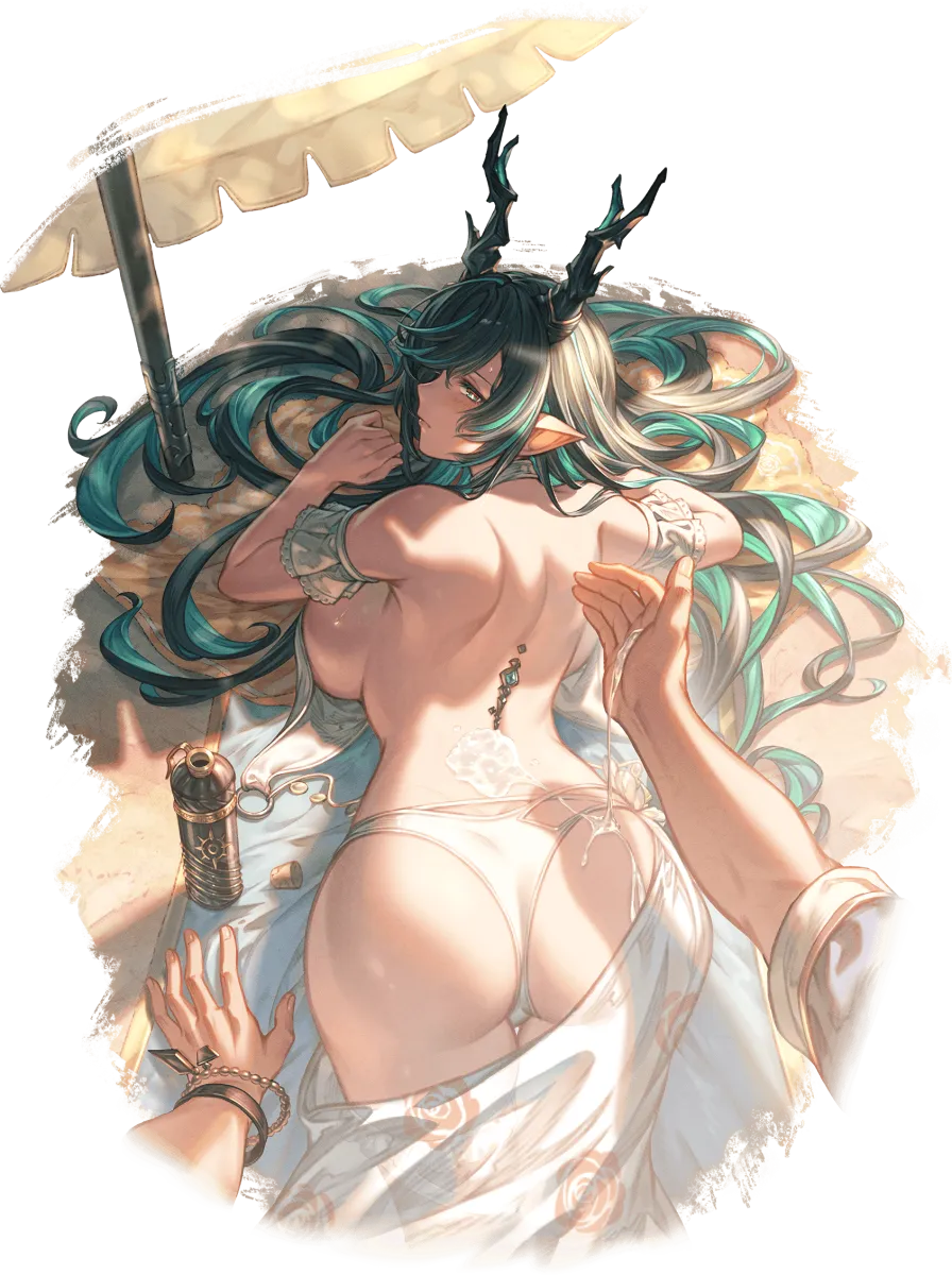 Gran (Granblue Fantasy), Payila (Summer) (Granblue Fantasy) by Minaba Hideo