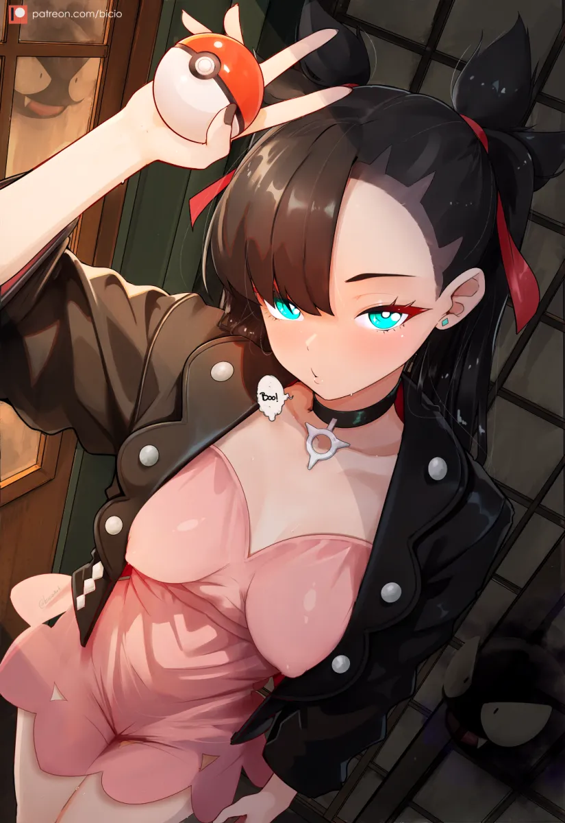 Marnie (Pokemon), Gastly by Bicio