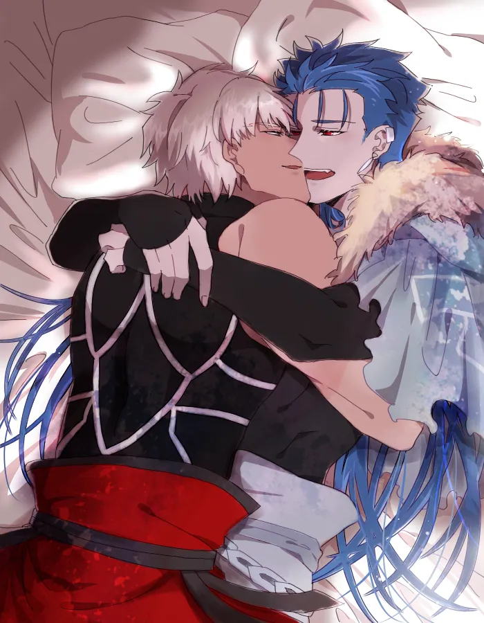 Archer (Fate), Cu Chulainn (Fate) by Namahamu (Hmhm 81)