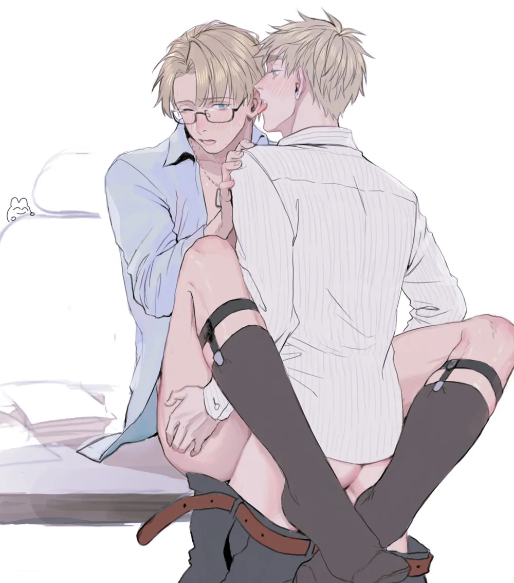 America (Hetalia), United Kingdom (Hetalia) by Huacai