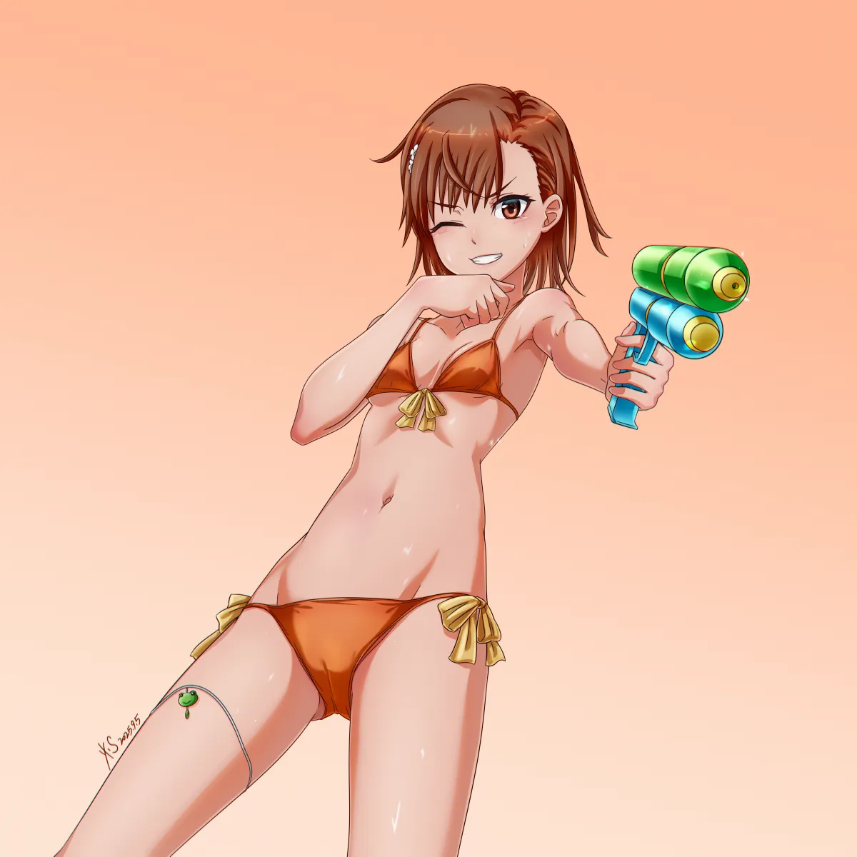 Misaka Mikoto, Gekota by Djt (User Wrzg5248)