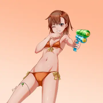 Holding Water Gun
