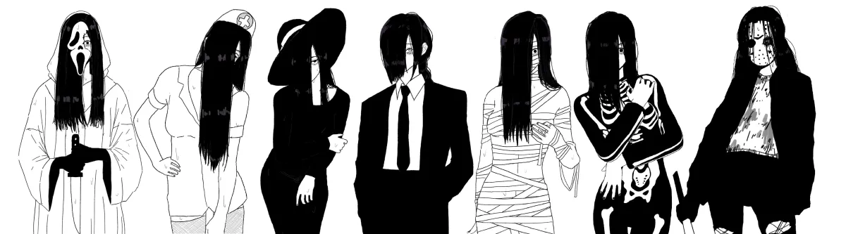 Makima (Chainsaw Man), Yamamura Sadako by Virtuware