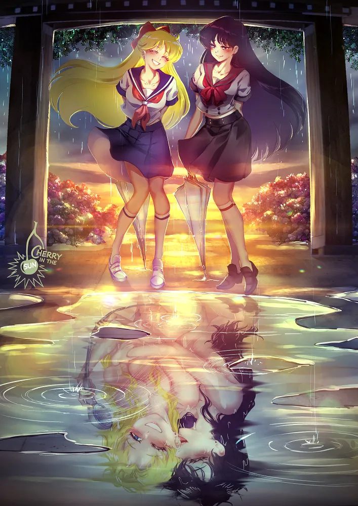 Aino Minako, Hino Rei by Cherry In The Sun
