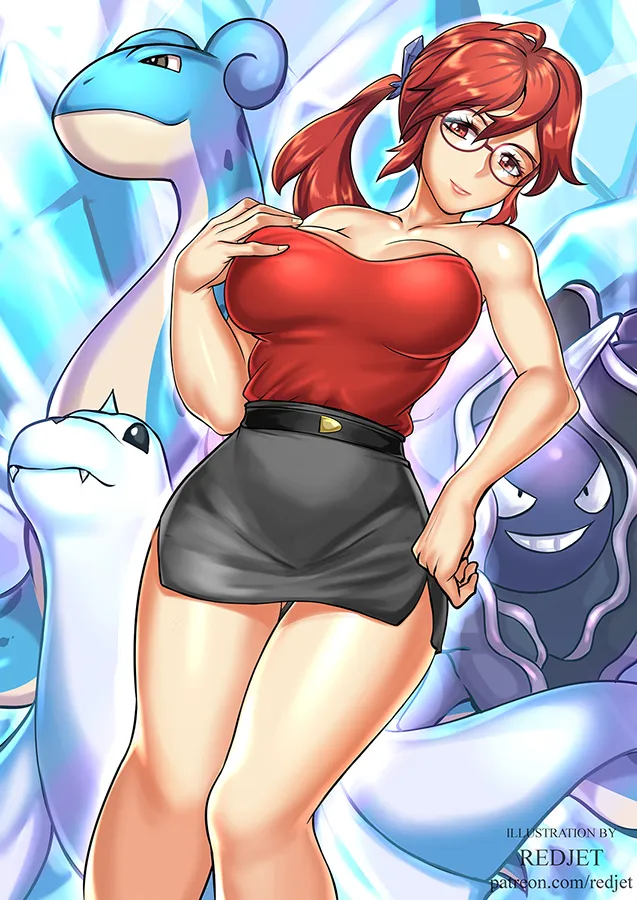 Lapras, Lorelei (Pokemon) by Redjet