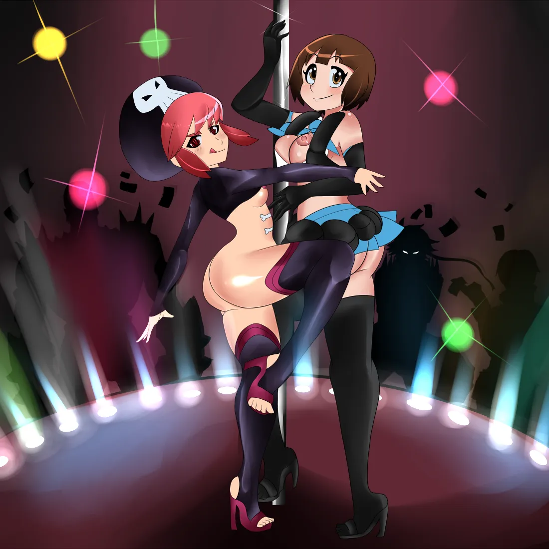 Matoi Ryuuko, Mankanshoku Mako by Npczoey