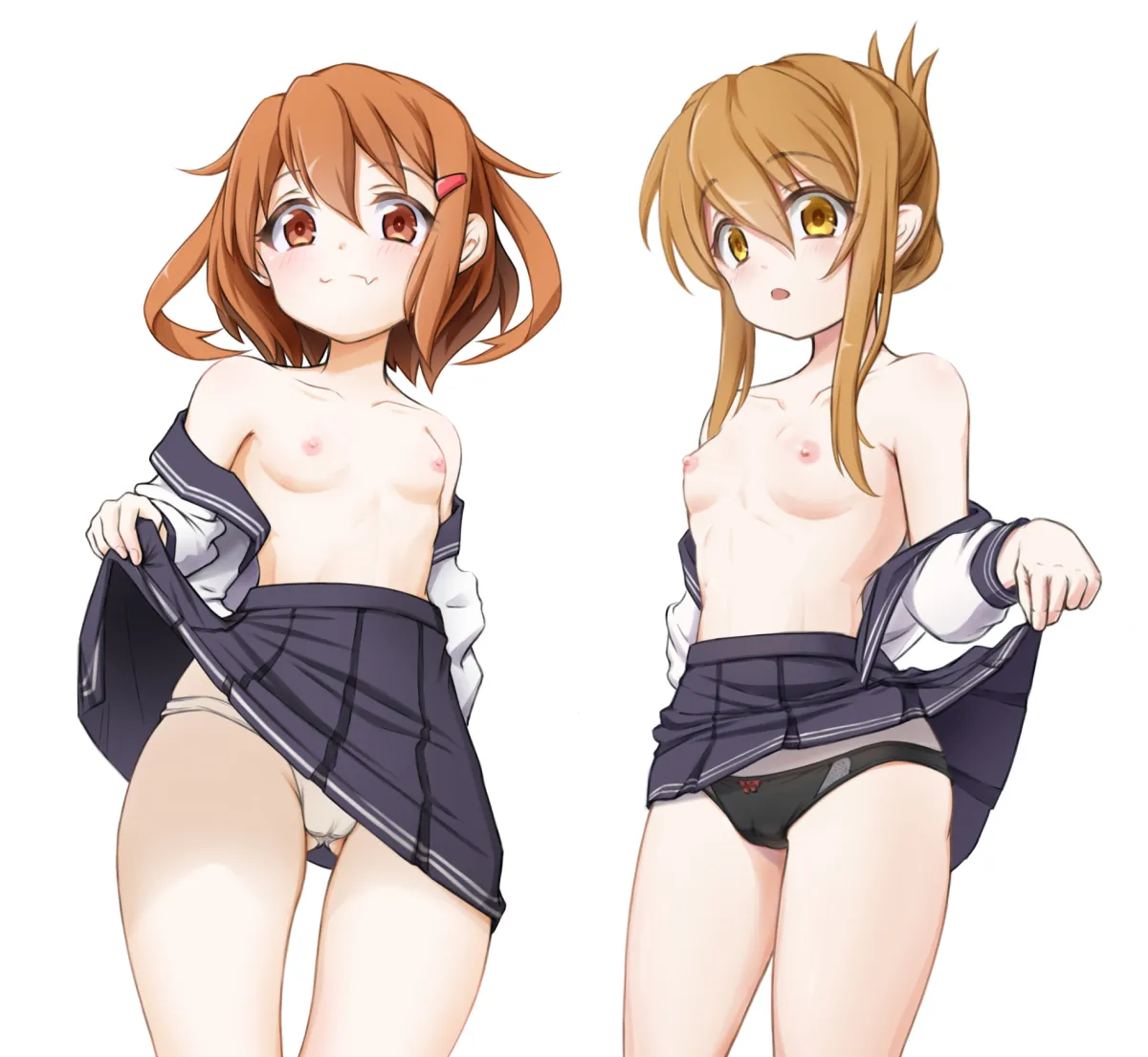 Inazuma (Kancolle), Ikazuchi (Kancolle) by Tetsuryuu